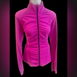 Victoria’s Secret Sport Women’s SZ M Fuchsia Athleisure Fitness Fitted Jacket